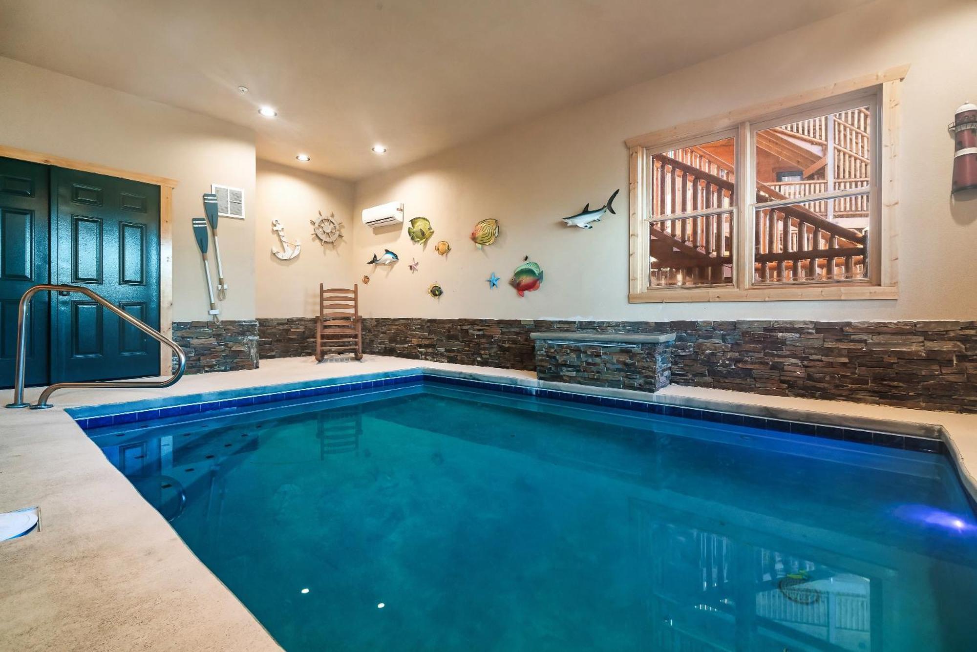 Full Equipped Cabin With A Pool And Game Room Smokies Views Gatlinburg Bagian luar foto