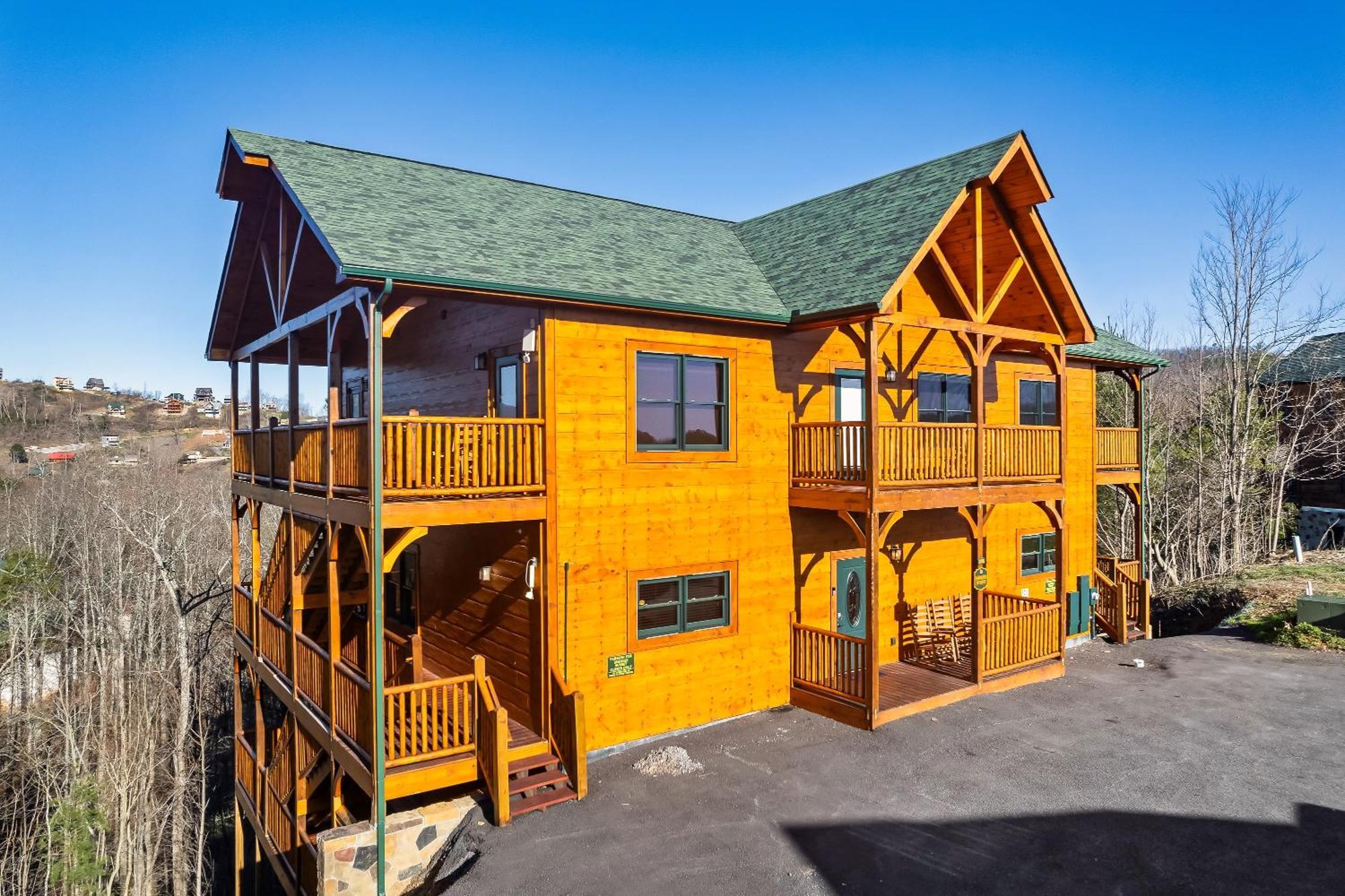 Full Equipped Cabin With A Pool And Game Room Smokies Views Gatlinburg Bagian luar foto