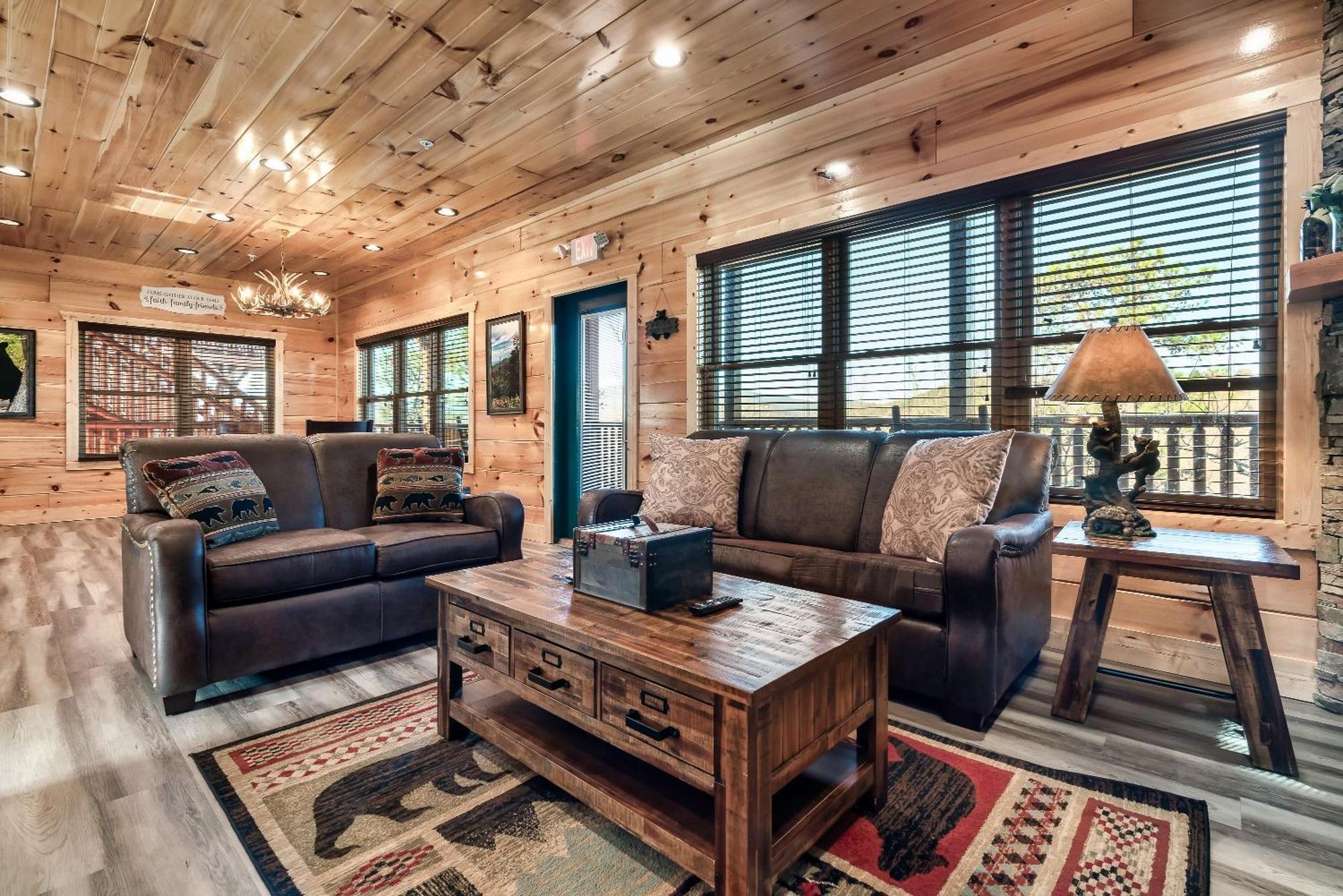Full Equipped Cabin With A Pool And Game Room Smokies Views Gatlinburg Bagian luar foto