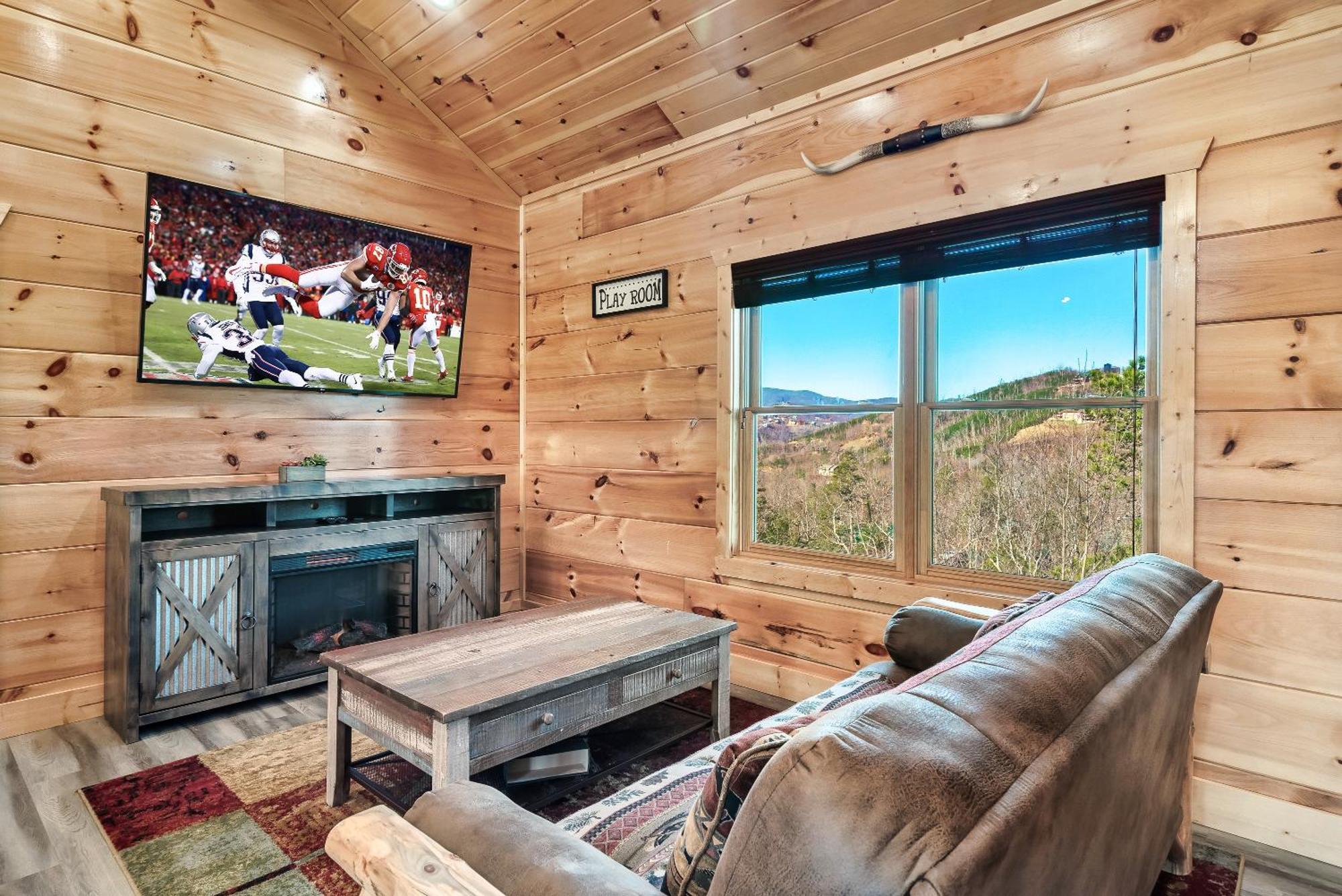 Full Equipped Cabin With A Pool And Game Room Smokies Views Gatlinburg Bagian luar foto