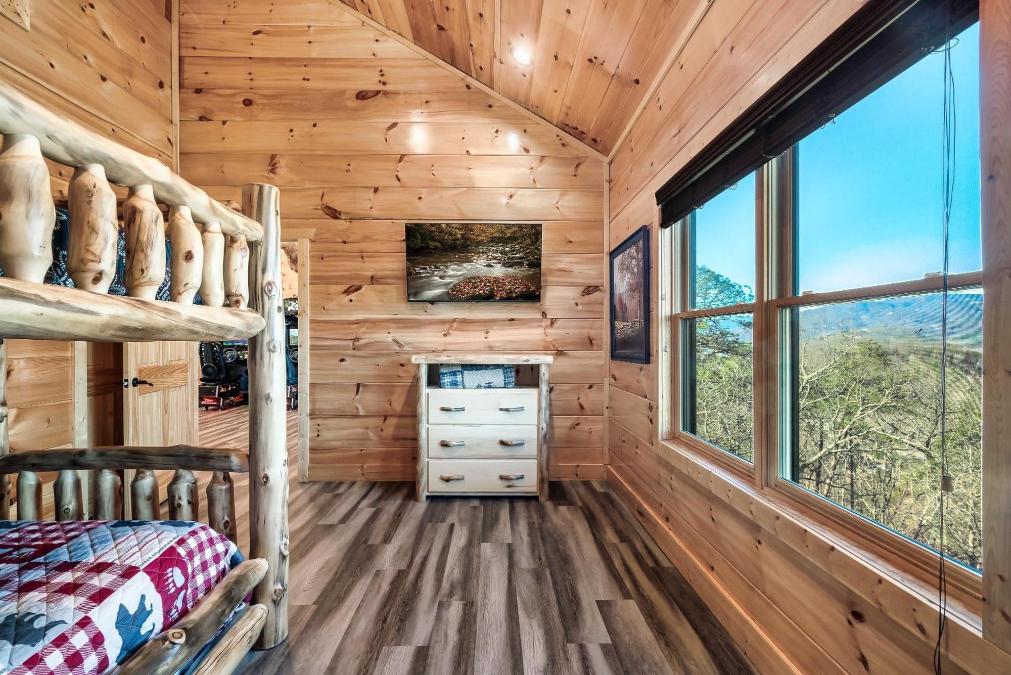 Full Equipped Cabin With A Pool And Game Room Smokies Views Gatlinburg Bagian luar foto